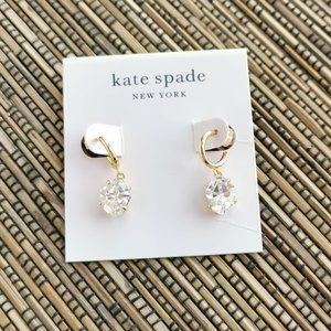 Kate Spade Treasure Trove Huggies Earrings Gold